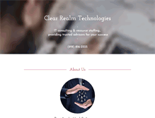 Tablet Screenshot of clearrealm.com